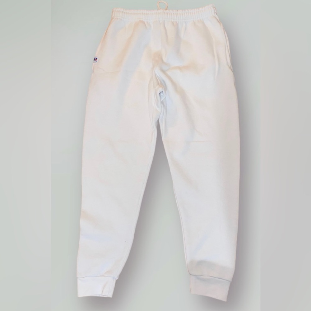Russel Athletic Joggers, White, Size Medium